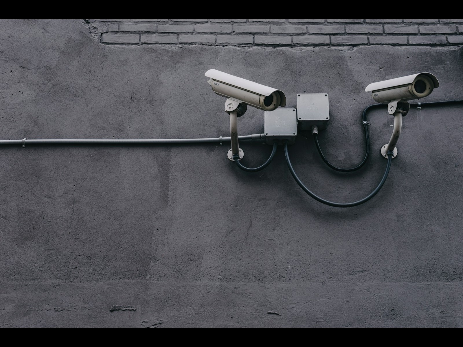 3AE Pro bullet — installed on a perimeter wall